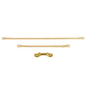 Metal Double-Ended Snap Hook and Chain Connector