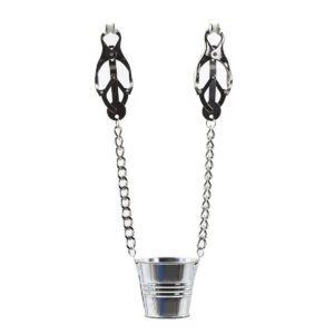 Iron Bucket - Decorated Nipple Clamp Chain