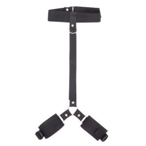Black Webbing Neck - Wrist Restraint Strap