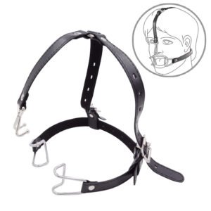 Multi - colored Leather Restraint Gag