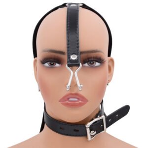 Multi - colored Leather Bondage Headband