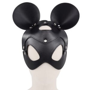 Playful Mouse - Ear Leather Fetish Mask
