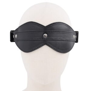 Simple and Cool Leather Blindfold